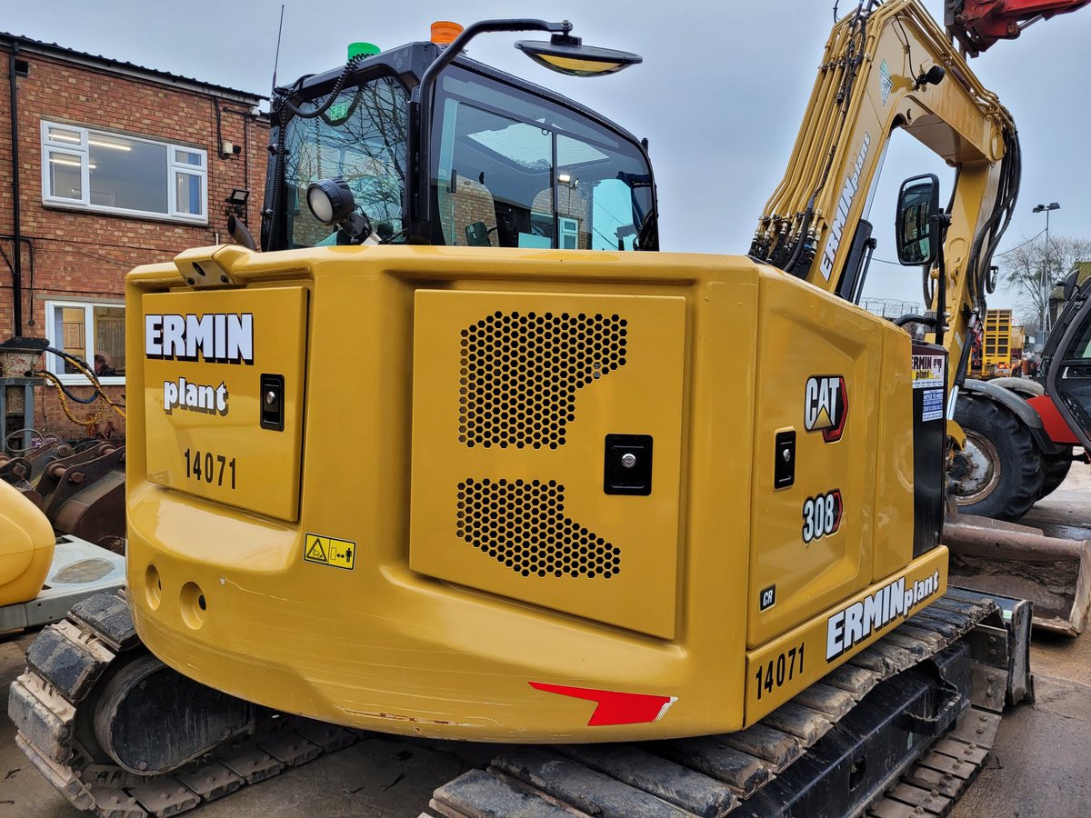 One of our NEW CAT 9 Ton Excavators, prepped and ready for hire.