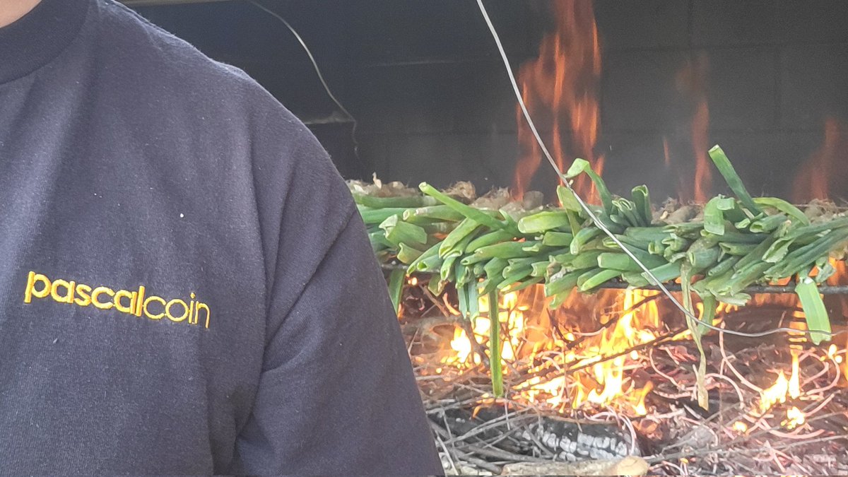 PascalCoinDev's tweet image. Calçotada #Pascalcoin $PASC