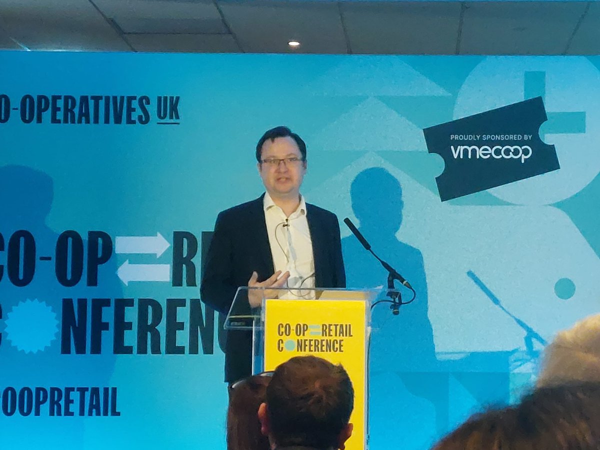 Shadow Police Minister and @coopparty parliamentarian @AlexJJNorris lays out a clear route to tackle retail violence and crime at #coopretail conference.