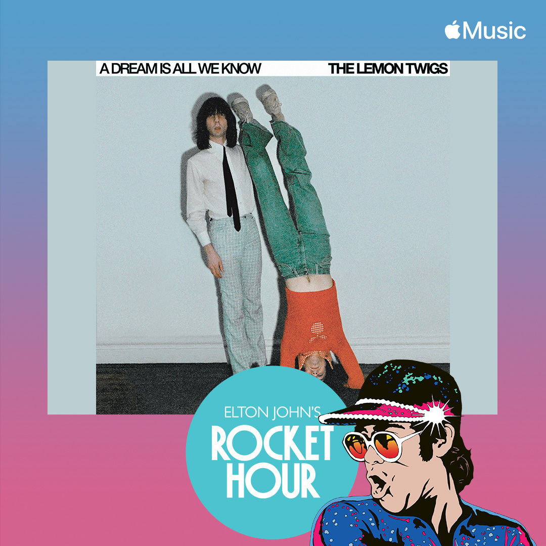 Thank you @eltonofficial for playing the new single ’A Dream Is All I Know’ from our upcoming album on your #RocketHour radio show today! Listen live on @AppleMusic at 9am PT / 12pm NY / 4pm UK 🚀 apple.co/Elton
