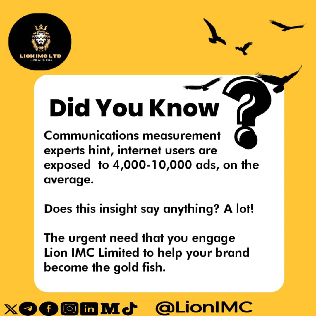 LionIMCltd's tweet photo. Engage us today for your brand visibility π―π
#LionIMC #prwithbite #digitalmarketingagency #engagement #SocialMediaStrategy https://t.co/L59vzaWA7j