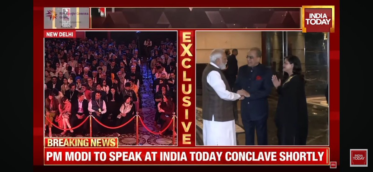 mysaaa__12's tweet image. #ModiAtIndiaToday
Nice we should see here Modi ji is here this is very good thing for us let&apos;s go to see this don&apos;t miss