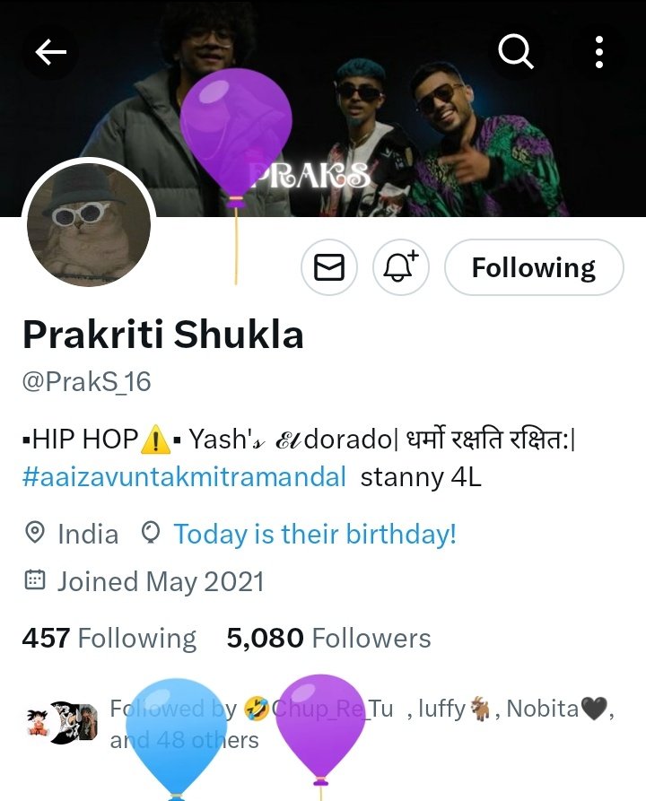 Happy Birthday @PrakS_16. God Bless You with all the happiness and Success in life. Stay Blessed and safe. 🎂💐💖