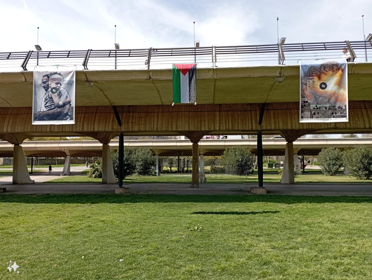 SanPalestinaPV's tweet photo. #Fallas2024 #StopTheGenocide #PalestinaLliure #UnmuteGaza #escif @Miquel_R #CaravanaVirtualPorPalestina https://t.co/dtaYwc6f92