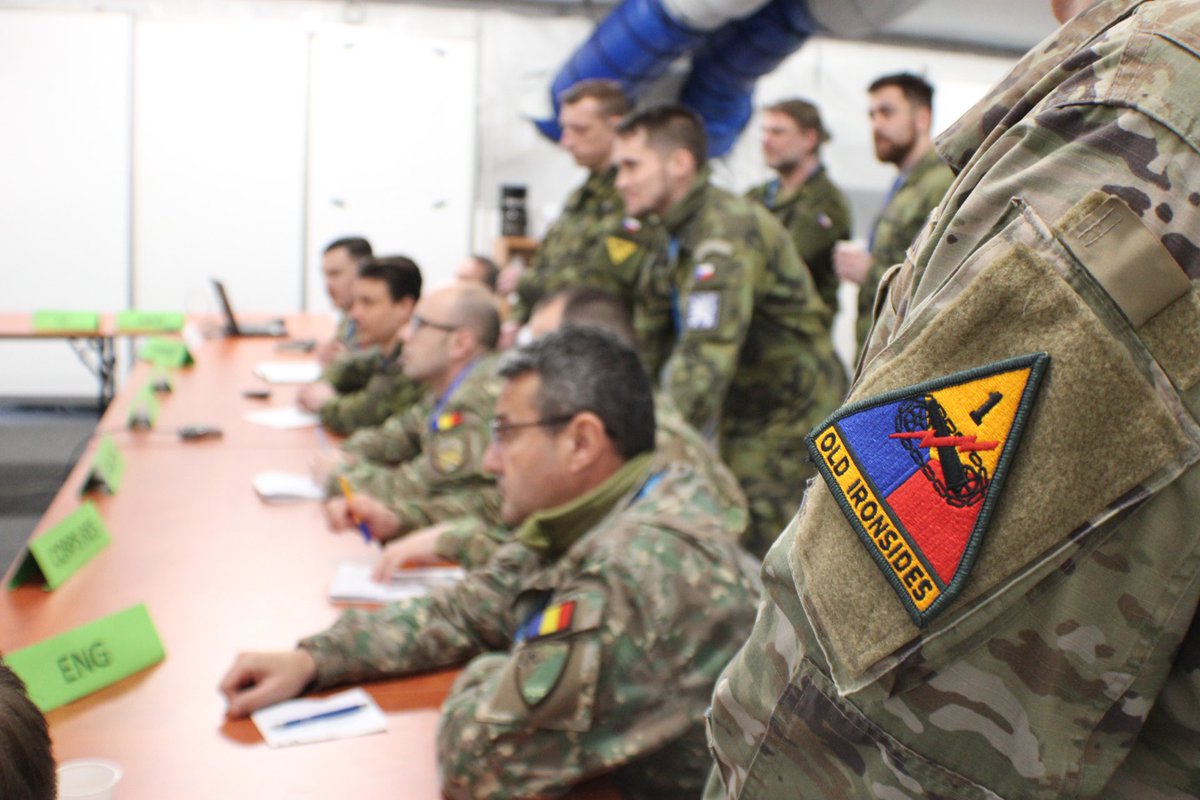 Enhancing #cooperation and #partnerships. @2ABCT1AD works with the 10th Czech Mechanized Division, 4th Romanian Infantry Division, and the 1st German-Netherlands Corps at Exercise LOYAL LEDA 2024. #Interoperability #readiness #IronSoldiers #StrikeHard @1stArmoredDiv @3rd_Infantry