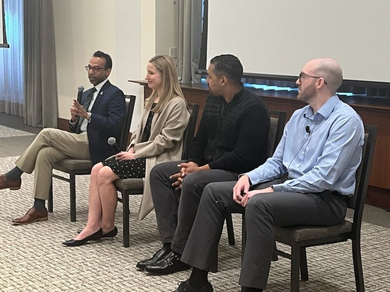 RadExpo (@radexpoteam) on Twitter photo Our long awaited meet with the PD session is going fantastically with these fabulous program directors Dr.Michael Ralls from <a href="/RushMedical/">Rush University System for Health</a>, Dr.Atul Agarwal from <a href="/IndianaUniv/">Indiana University</a> and Dr.Alyssa Cubbison from @ohiostate. Moderated by <a href="/DerekHesse/">Derek Hesse</a> from <a href="/NURadiology/">Northwestern Radiology</a>
<a href="/UChicagoRADS/">UChicago Radiology</a> <a href="/sophzliu/">Sophia Liu</a> Our long awaited meet with the PD session is going fantastically with these fabulous program directors Dr.Michael Ralls from <a href="/RushMedical/">Rush University System for Health</a>, Dr.Atul Agarwal from <a href="/IndianaUniv/">Indiana University</a> and Dr.Alyssa Cubbison from @ohiostate. Moderated by <a href="/DerekHesse/">Derek Hesse</a> from <a href="/NURadiology/">Northwestern Radiology</a>
<a href="/UChicagoRADS/">UChicago Radiology</a> <a href="/sophzliu/">Sophia Liu</a>