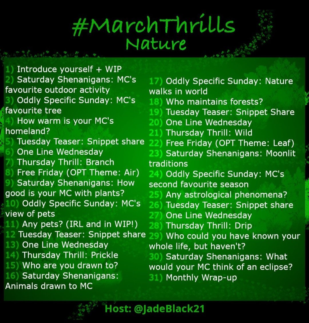 #Marchthrills Day 16 - Animals drawn to MC. Later on in Faeland's Champion, Garlan & Co. are venturing home, grief-stricken. A pack of crowolves (a griffin-esque creature, a wolf with a crow's head) are drawn to the scent of their grief and begin to follow them.