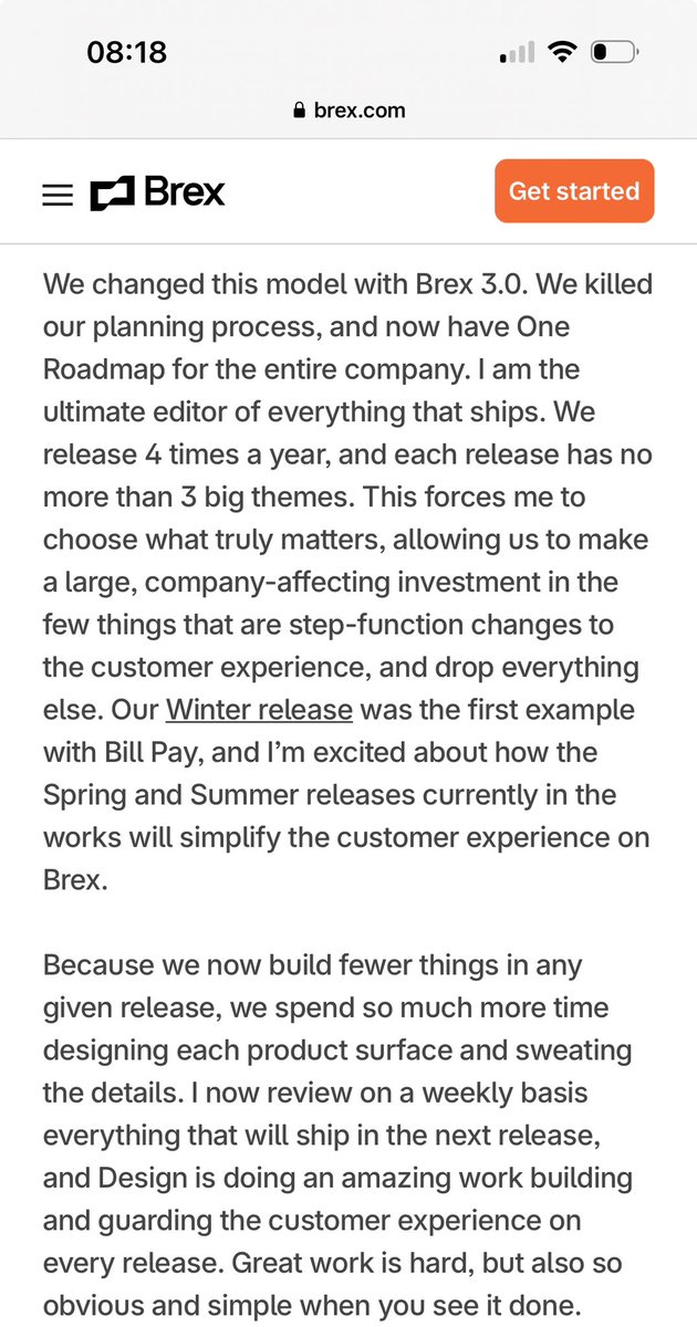 Simplicity will be the next theme in product. 

If you ask any company what made them successful I don’t think anyone will say their advanced and complicated planning process got them there.