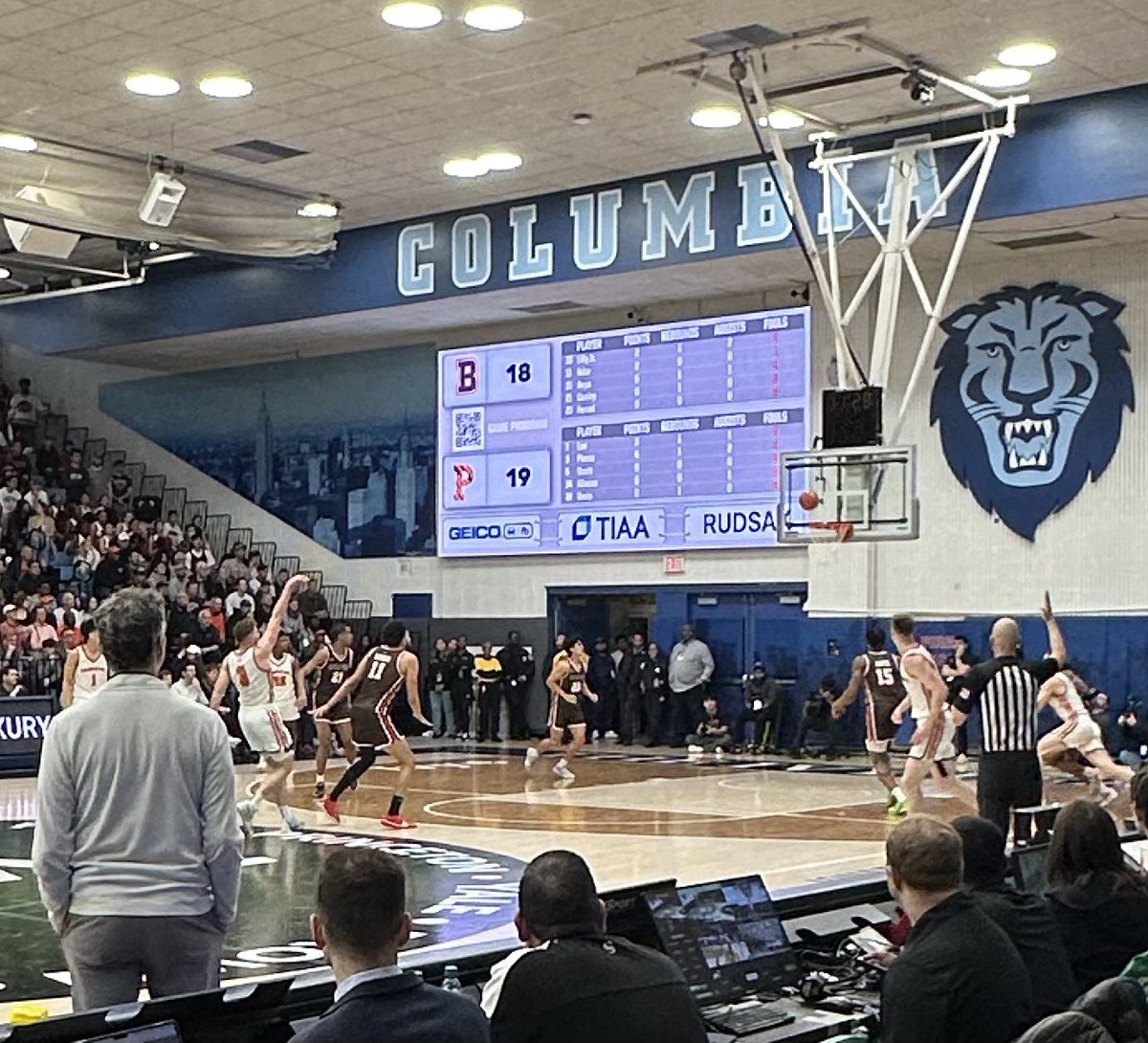 Princeton mens basketball in the Ivy League semi-final game!