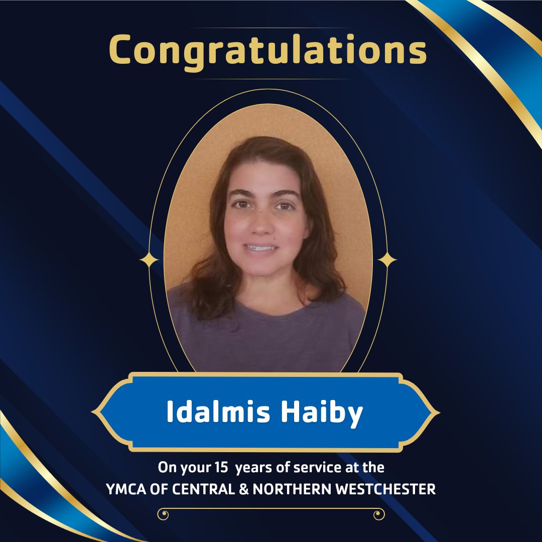 💚💛Celebrating Idalmis Haiby's 15 Years of Service! 💙❤️
Congratulations, Idalmis, on your impressive 15-year milestone with us! From nurturing infants to guiding preschoolers, your dedication shines through. Here's to more years of impactful service together!
#YMCAFamily