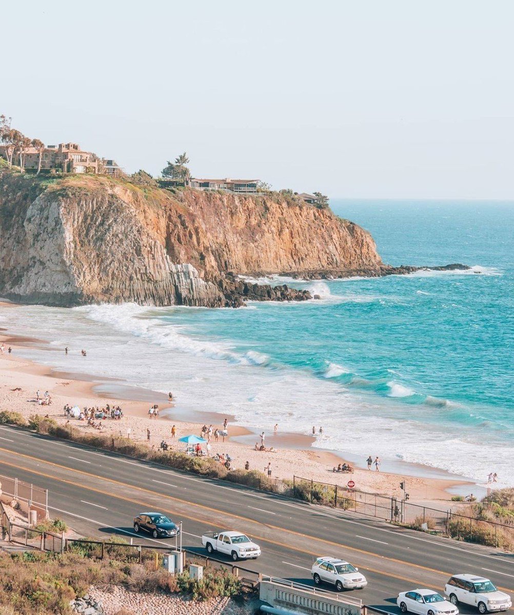 ✨Crystal Cove State Park has 3.2 miles of some of the most beautiful beaches in the area.✨ With 2,400 acres of undeveloped woodland & 3.2 miles of beach, it is a leading California destination for camping & hiking.⛺ 📸: natcatstravel