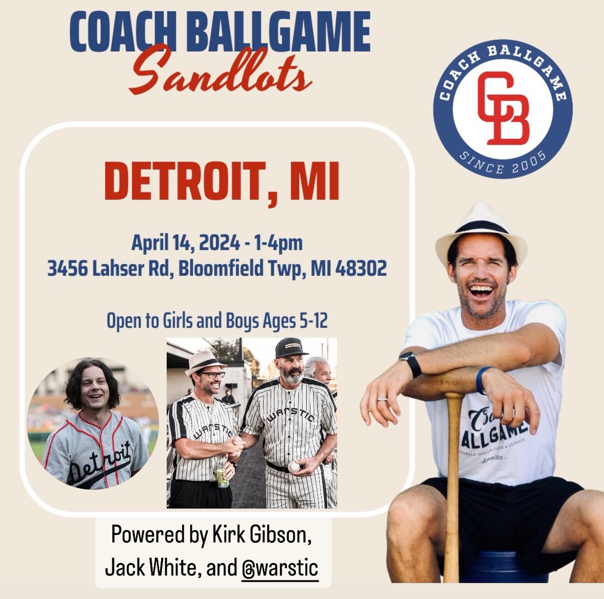 “The Detroit Riots of 1967 devastated this town. The World Series in 1968 brought it back together. This Sandlot will do the same thing for this city.” Kirk Gibson