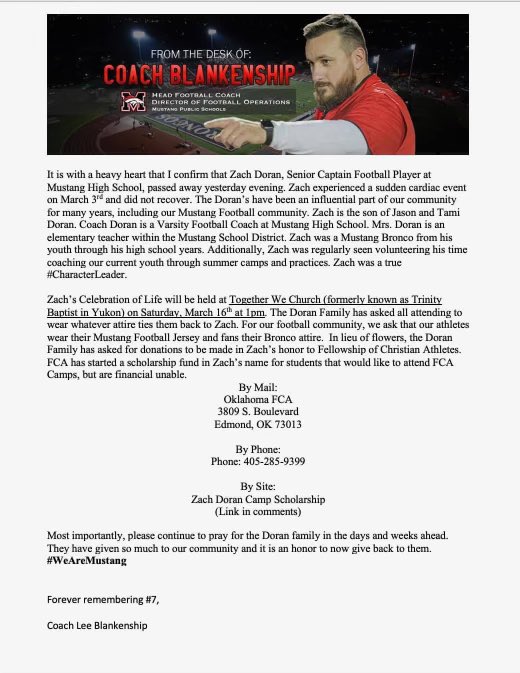 Mustang Football (@1broncofootball) on Twitter photo 