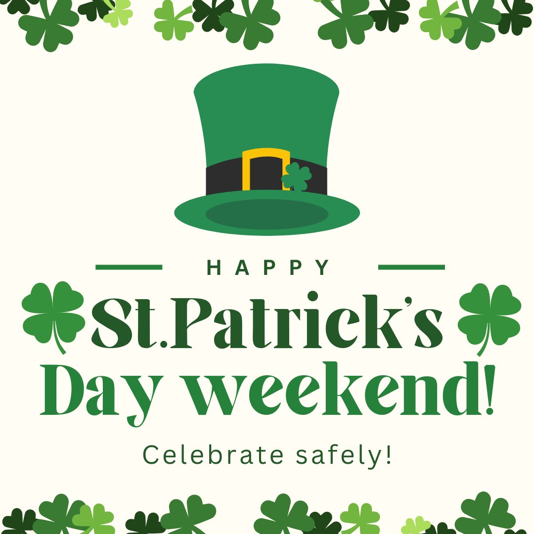 Happy St. Patrick’s Day weekend! 🍀 ocv.im/PNKtCAp