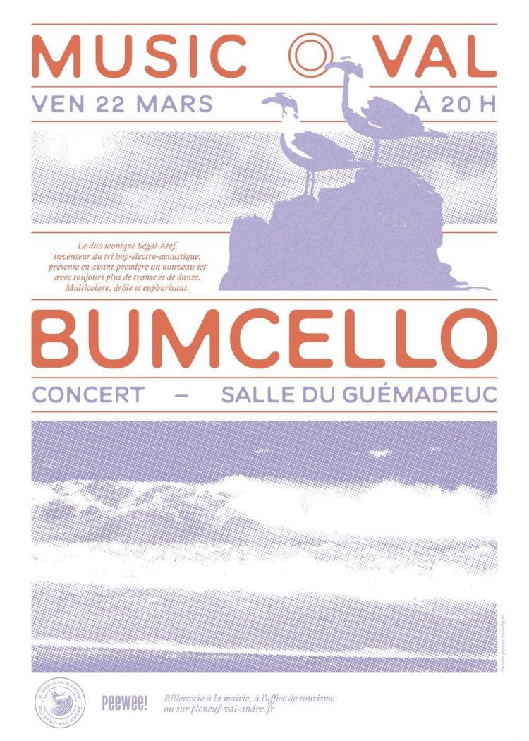 flodesO's tweet image. [Music O Val #2] BUMCELLO à #pleneufvalandre J-7 ven 22/3 ! 

Billetterie sur pleneuf-val-andre.fr 

+ d'infos sur leur nouvel album THE PARTY dans la chronique d'Aline Afanoukoe sur @franceinter 

radiofrance.fr/franceinter/po…