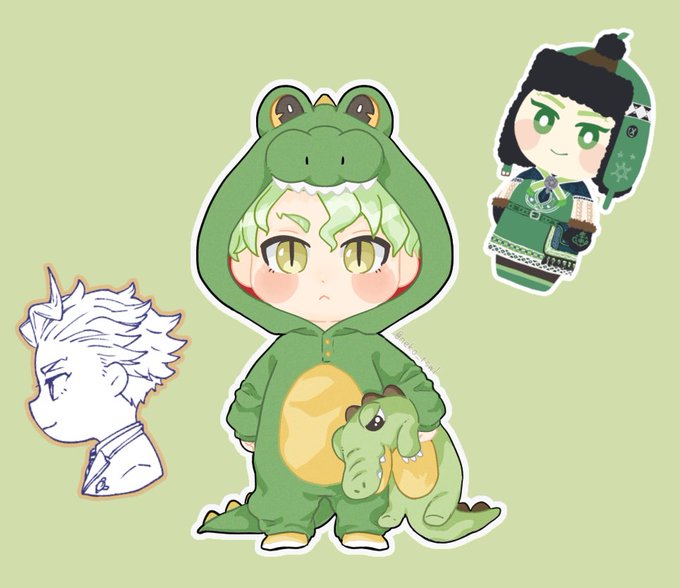 お誕生日おめでとう〜!前に描いた寄せ集めでごめんね 