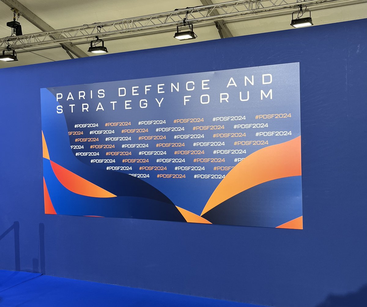 I was fortunate to be at the first Paris Defence and Strategy Forum this week, held at @acad_em in Paris. A few highlights to follow. #PDSF2024