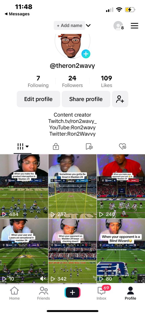 Add me on TIKTOK.com/theron2wavy
