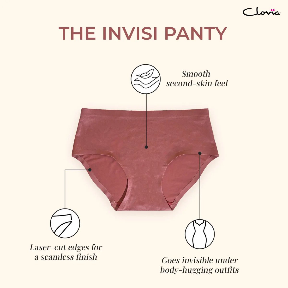 Clovia on X: Say goodbye to visible panty lines and hello to seamless  perfection! 👌🏻 Our seamless panties are a must-have in every woman's  wardrobe. ❤️ Shop today and experience the magic