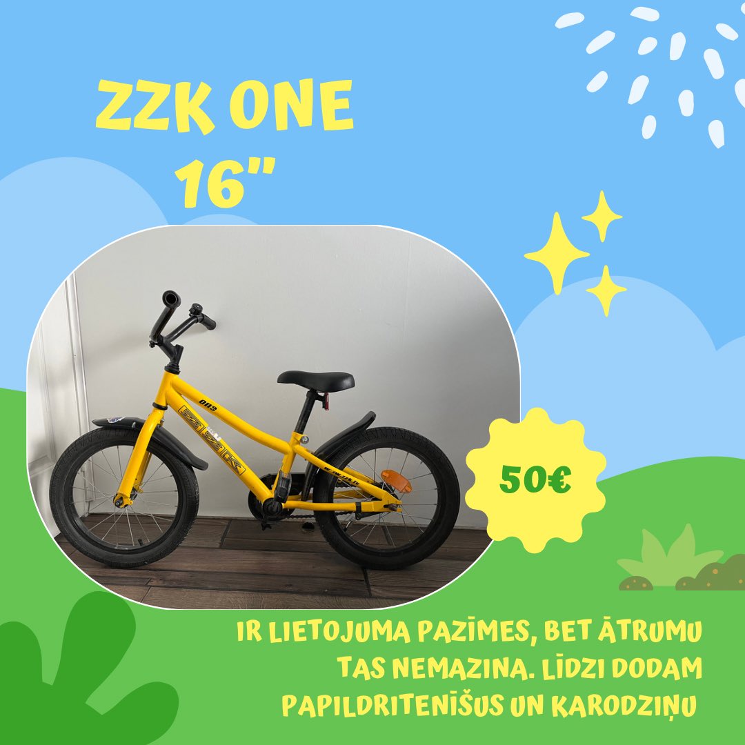 Dizainu varat nekomentēt, bet ričukus varat nopirkt. Dzeltenais drusku vairāk braucis, bet baltais gandrīz kā jauns. Abi ričuki stāvējuši siltā dzīvoklī, ne aukstā pagrabā vai šķūnī. Yedoo TooToo apraksts te veikalins.muki.lv/lv/veikals/lid… atrodas Jelgavā.