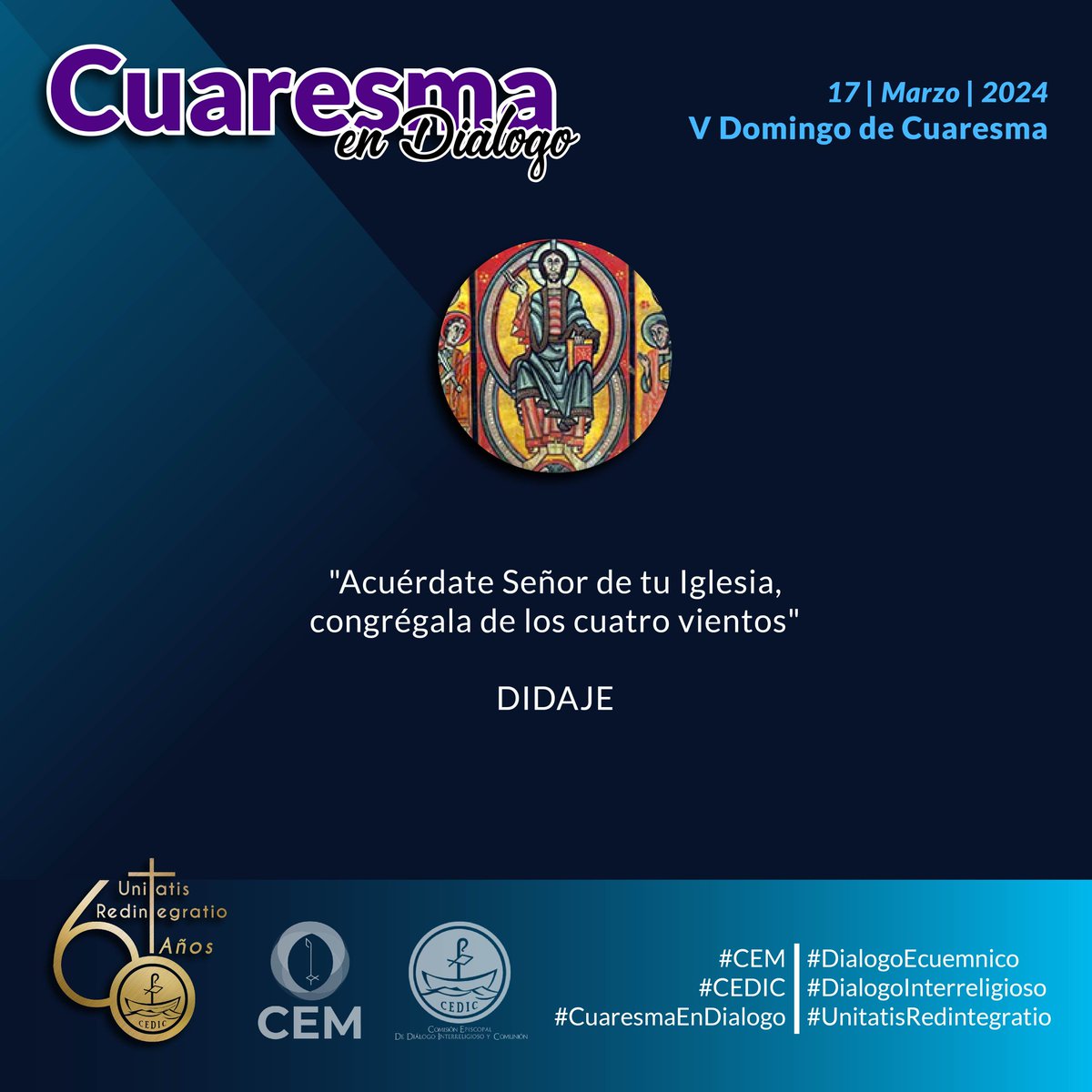 CedicCem's tweet photo. #CuaresmaEnDialogo para la unidad de la Iglesia 
#CEDIC
#CEM
#DialogoEcumenico
#DialogoInterreligioso
#UnitatisRedintegratio https://t.co/PN9BG2R3xC