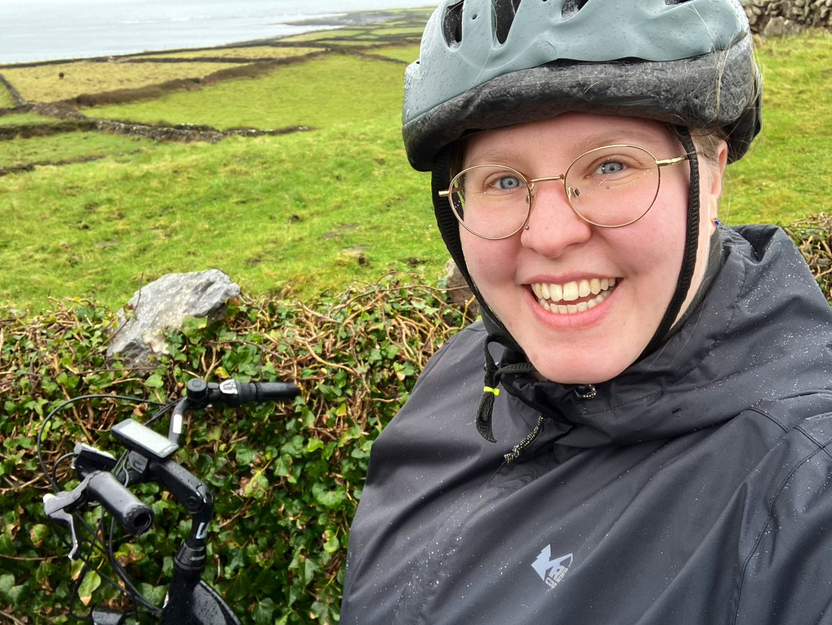 Headed to the Ireland Masterclass in Health Economics—but first, spending the weekend exploring this epic country. Today, biking on the Aran Islands, complete with a seal watching stop! 🚴 It is rugged and beautiful here!