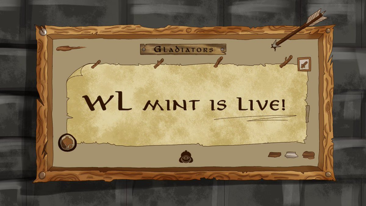 WL MINT FOR GLADIATORS IS LIVE 🚨 

Mint Link: injective.talis.art/launchpad/inj1…

Mint a Gladiator to gain access to their upcoming raid2earn platform fueled by 3 revenue stream.

Join their community and gain acces to alpha channels.