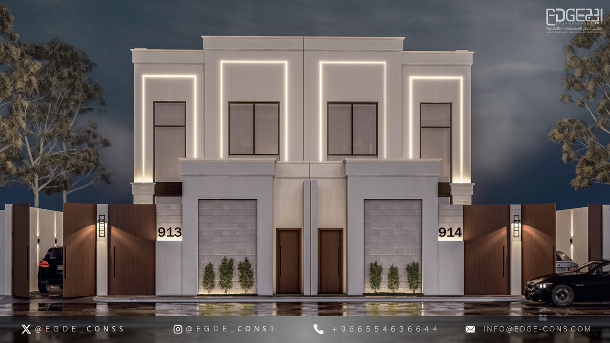 من أعمالنا في #ايدج
مشروع تصميم فيلا دبلوكس
في مدينة #الرياض 
مساحة المشروع | 800 متر مربع
بطراز #نيوكلاسيك
.
.
.
.
#تصميم #تصميم_خارجي