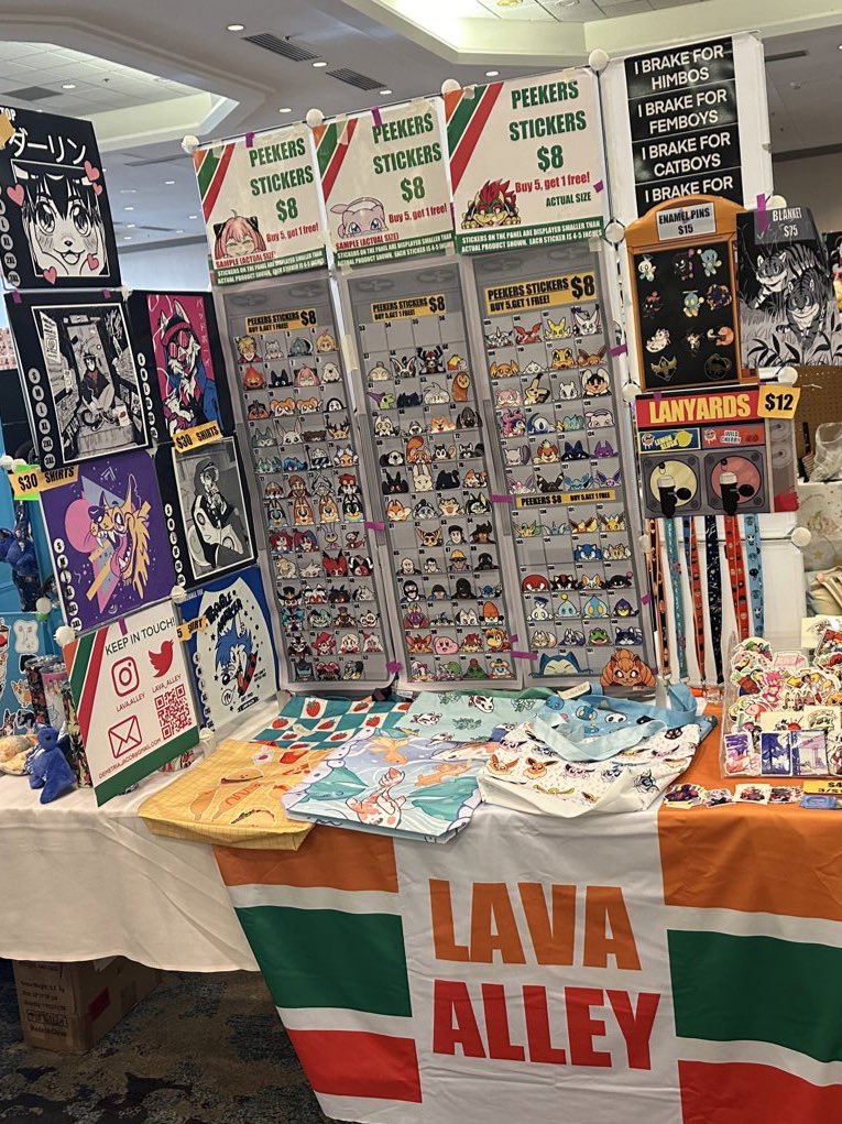 lava_alley's tweet image. Want a free peeker stickers or something cool? Im giving out $15 store credit If you bring me an iced latte and a snack I’m the artist alley! Let me know if you’re grabbing one in the comments! #TFF2024 #TFF24 #texasfurryfiesta24