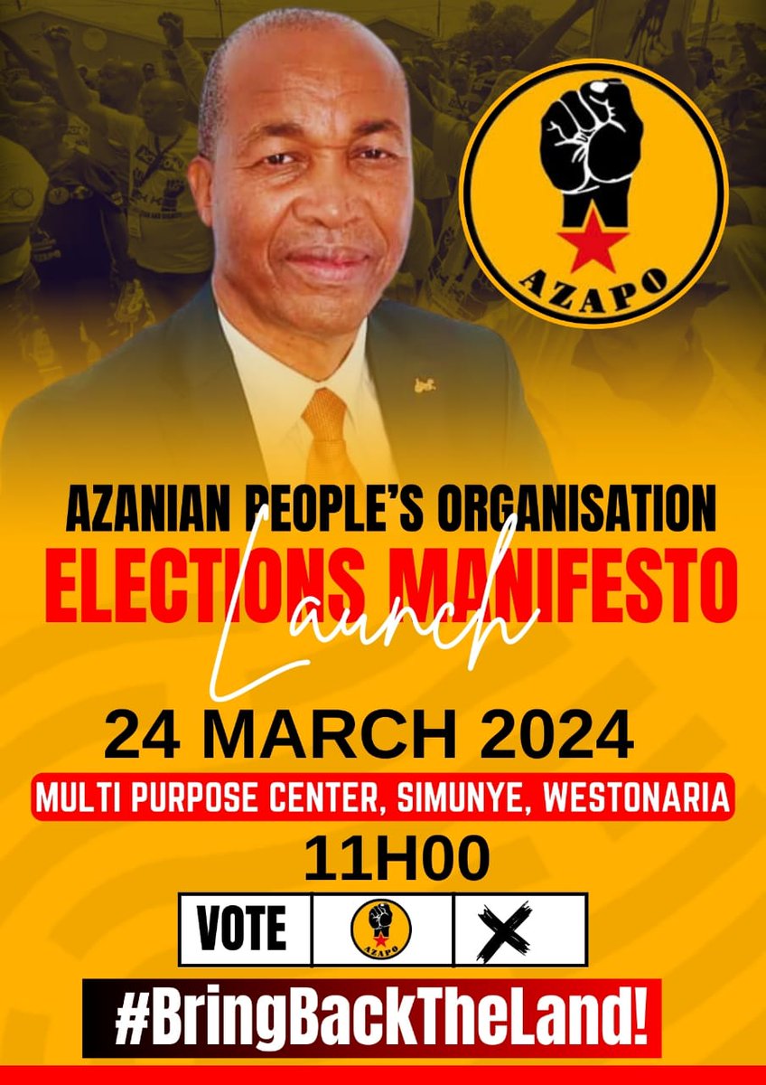 All roads lead to Simunye Multi Purpose Centre in Westonaria where President <a href="/Nelvis_Qekema/">Nelvis Qekema</a> will unpack our promise to the people. Looking forward to sharing the moment with you.