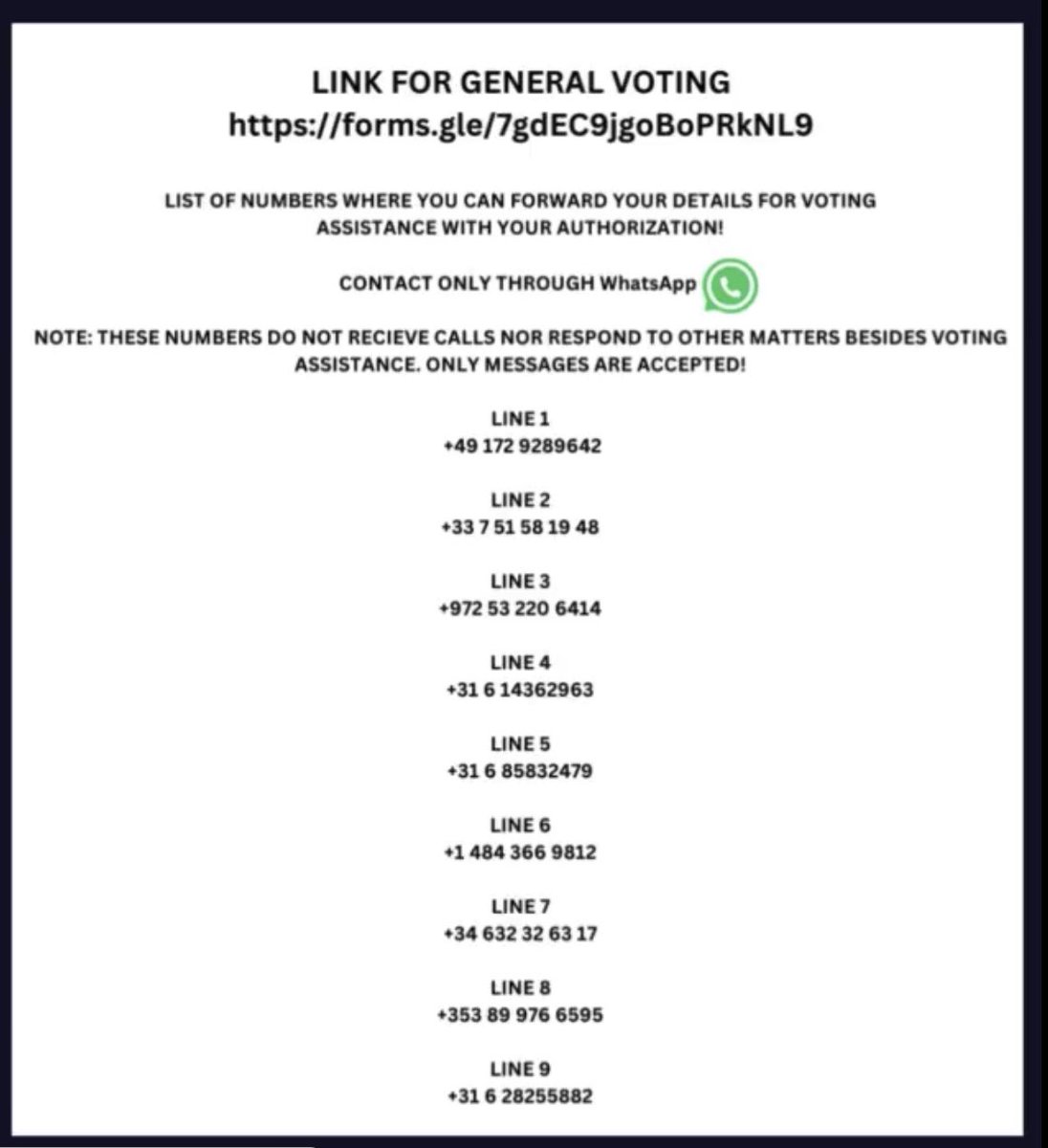 For Voting 🗳️ Assistance #BiafraSelfReferendum2024