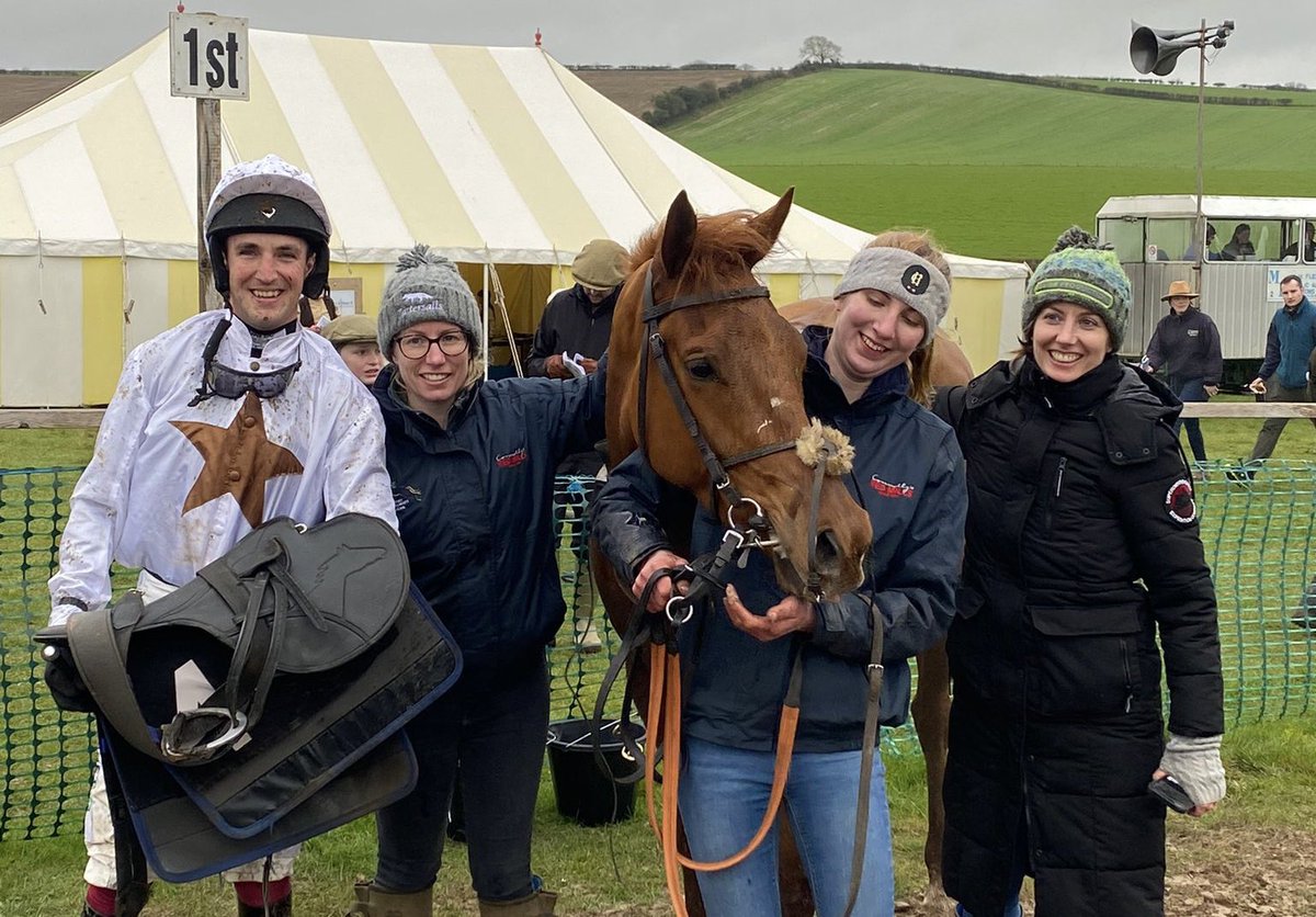 Our first 4yo runner of the season is a winner with Go Johnny Go winning the Bumper at Milborne Point to Point ridden by @Joshua_N3wman! Owned by A Picnic Production and purchased from the @Tattersalls_ie July Store Sale by @JDMOOREFR! #BlackmoreFarm