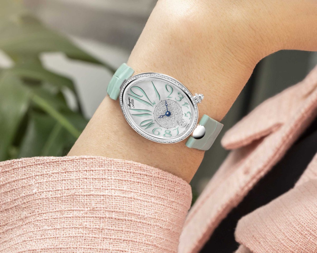 The first wrist-worn watch ever are from <a href="/MontresBreguet/">Breguet</a>. These #watches have an epic legacy that is celebrated with each new iteration. The latest—the Reine de Naples 8918— puts a splash of color into the elegant piece.

ablogtowatch.com/new-release-br…