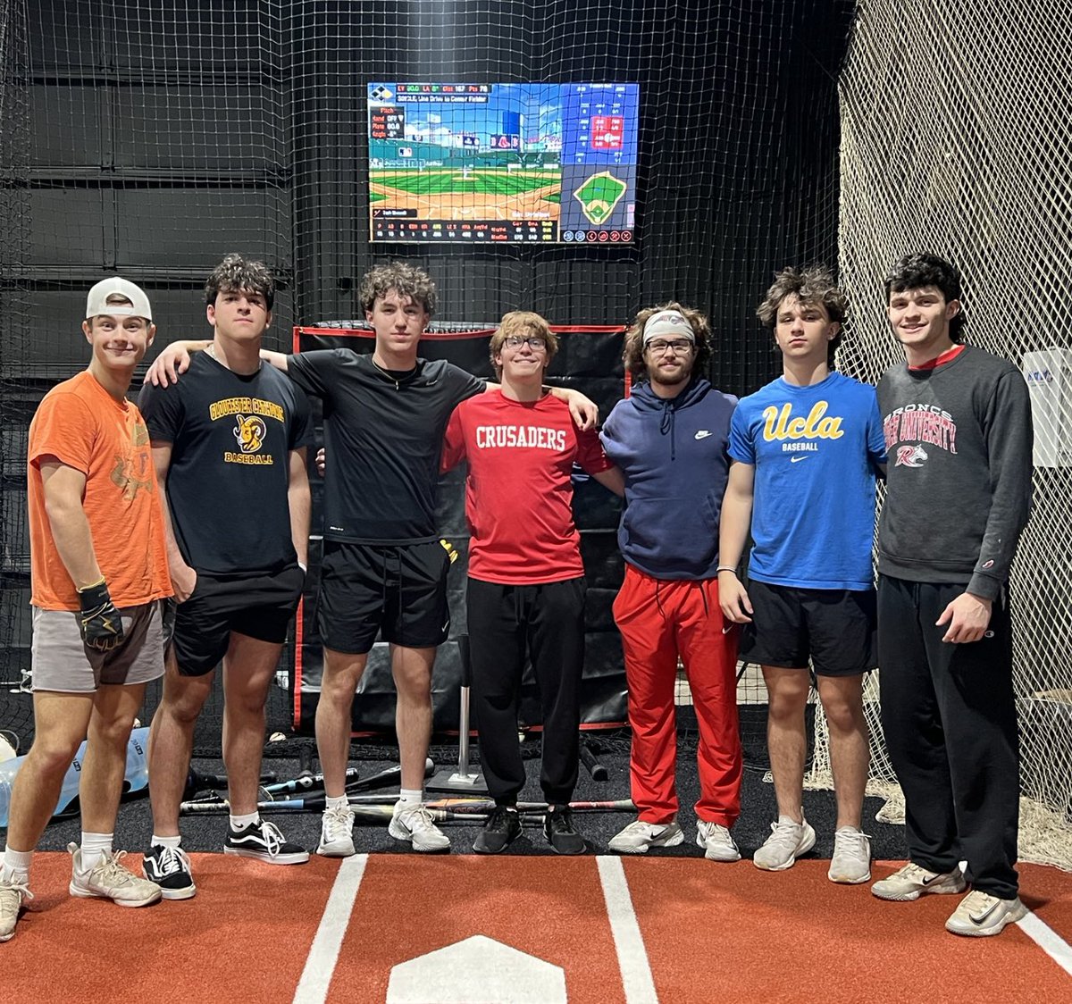 It’s been a pleasure workin w Mike and a few of the Delsea and GC dudes the last couple off seasons. @DelseaB is goin to be really good 🫡
Pictured L/R: 
@BraedenLipoff23 
@josephvacc9 
@noahdanza 
@frankiemaster5 
@ZMaxwell06 
@GuyLynam27
@mikemcginley23