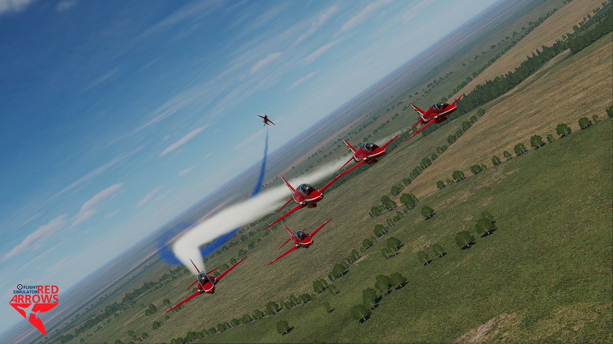 FSRedArrowsltd's tweet photo. The team has been fine-tuning their skills, and ramping up the progress for an even more spectacular display!
#Fsra #aviationgeek #dcsworld #flightsimulator #redarrows #digitalcombatsimulator #rafredarrows #aerobaticshow #aviationdaily #followers #redarrowsdisplayteam https://t.co/1rTQZwdKK1