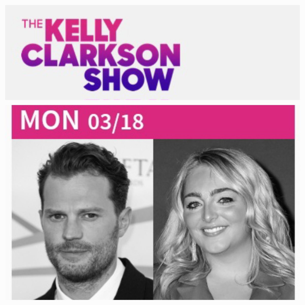 Monday, March 18th. #KellyClarkson #JamieDornan #TheTourist