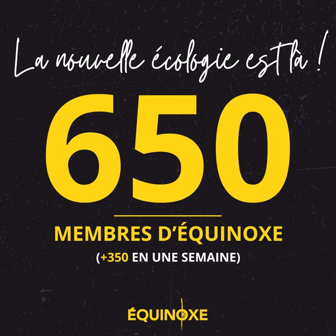 👀 Qui a dit que les jeunes ne s’intéressent pas à la politique ?

Grâce à vous Équinoxe a changé de dimension en quelques semaines.

Vous souhaitez contribuer à cette aventure ? Adhérer ou sympathiser gratuitement sur notre site internet !

➡️ parti-equinoxe.fr