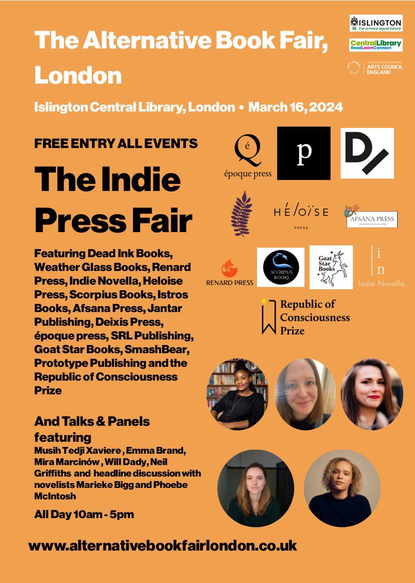 EmmaLBWrites's tweet photo. What an incredible day at the #Alternativebookfair @Islingtonlibs @IndieNovella thank you so much for the opportunity to be on a panel with @MusihX ,Mira and @rosalucy8 - it was a complete honour and joy to talk all things books,indie publishing and see so many indie presses 🙌📚 https://t.co/aOaB2TQQ4U