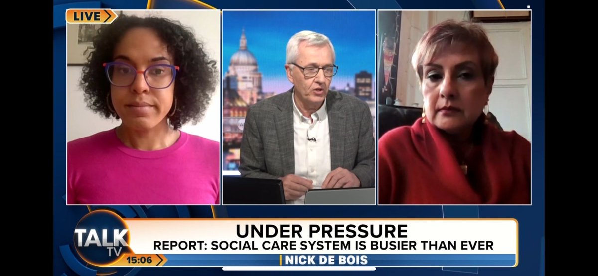 Pleasure to join @nickdebois on @TalkTV this afternoon to talk on behalf of the @LGAcomms about the urgent need for social care reform and investment. With demand increasing and no more funding in sight, councils across the country are struggling to make ends meet