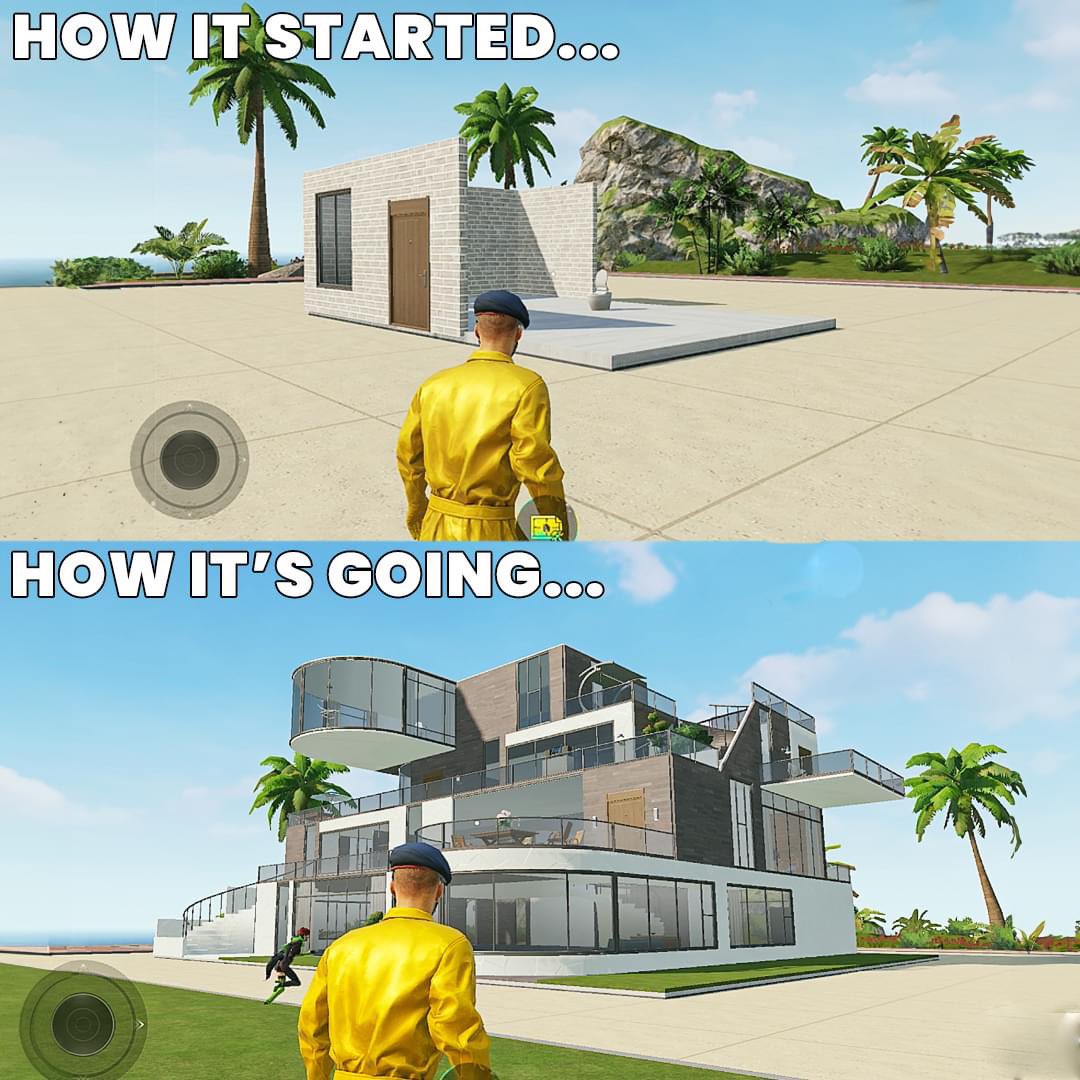 The PG mansion is almost finished 😍 You can visit it when you go to my profile. 

The new home feature is awesome 🔥 #PUBGMHOME #PUBGMOBILE