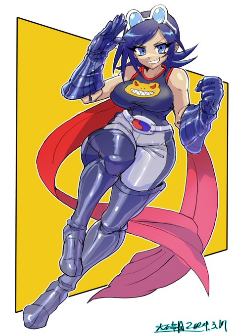 メイ・リー、ちょっとフェチ入り。
 #格ゲーキャラ描こうぜ
#KOF 