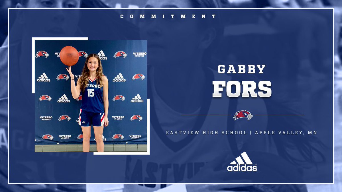 Viterbo Women’s Basketball (@viterbowbb) on Twitter photo ‼️COMMITMENT‼️
We are excited to announce Gabby Fors as the newest member of the VHawk family!! Gabby joins us from Eastview High school in Apple Valley MN. Please help us welcome Gabby to the Flock!! Welcome <a href="/GabbyFors/">Gabby Fors</a> !! #GoVHawks #TakingFlight #WelcomeToTheFlock ‼️COMMITMENT‼️
We are excited to announce Gabby Fors as the newest member of the VHawk family!! Gabby joins us from Eastview High school in Apple Valley MN. Please help us welcome Gabby to the Flock!! Welcome <a href="/GabbyFors/">Gabby Fors</a> !! #GoVHawks #TakingFlight #WelcomeToTheFlock