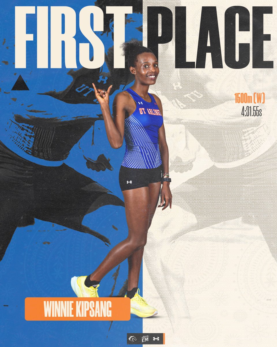 UTAMavsTFXC's tweet photo. Winnie claims 🥇 in the 1500m🔥

#BuckEm🐎 https://t.co/HXa6T09Vcx