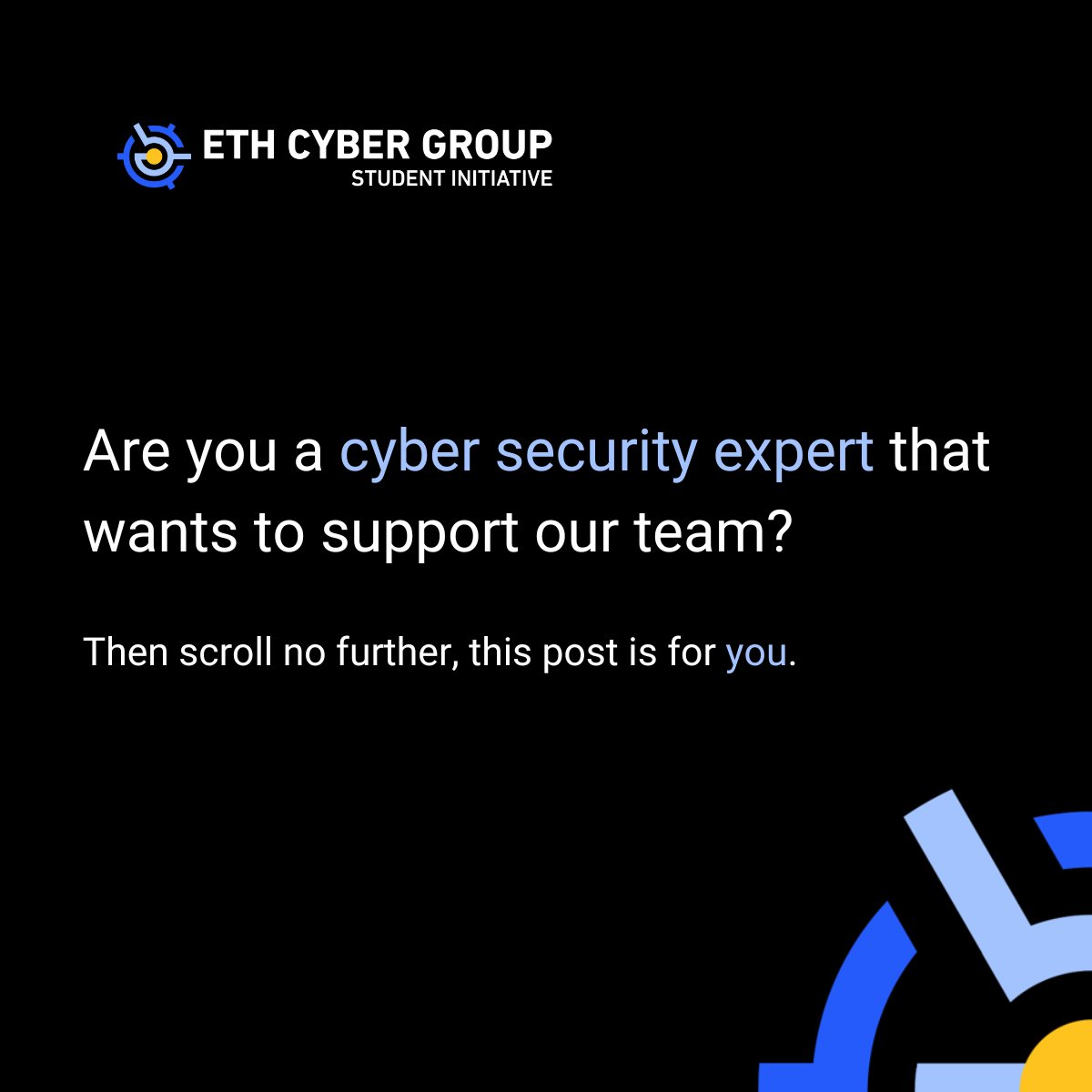 Are you a cyber security expert who wants to support our students?

Join our Cyber 9/12 Internal Competition as judge. Live the thrill of the fictional cyber incident, judge our teams response plan and help them grow with your invaluable feedback.

forms.gle/yhnCWfNZw7AUjh…