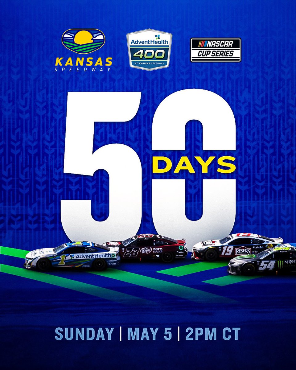 Almost showtime. ⏳ 🎟️ kansasspeedway.com/spring-nascar-… #AdventHealth400