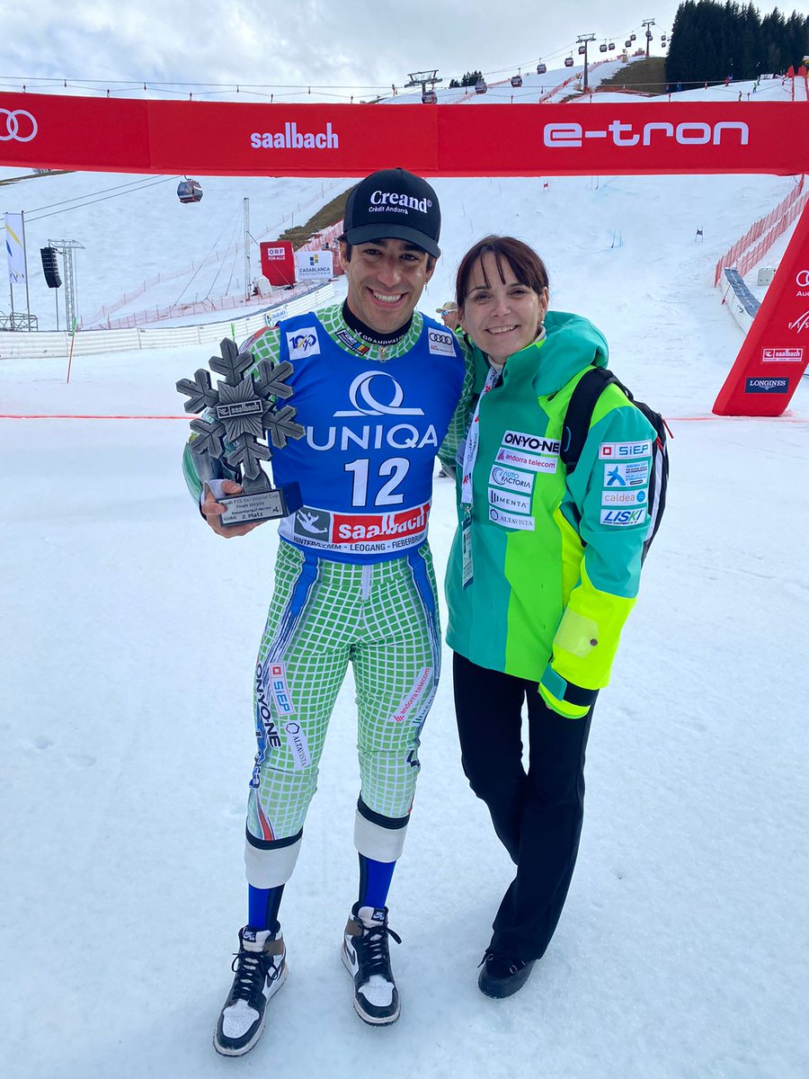 🥈🔝Joan Verdú 📍Saalbach
🥰Tot un luxe poder compartir aquest èxit en primera persona amb el Joan, amb la seva família, i amb tot l'equip de la FAE, que ha fet una tasca increïble!
El resultat no és només motiu de celebració per al Joan i el seu equip, sinó per a tot Andorra!