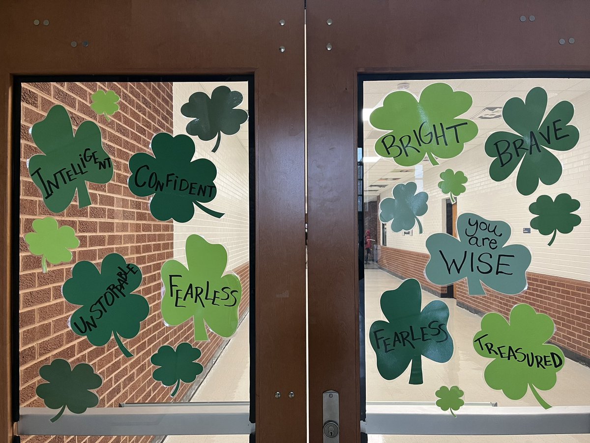 Happy St. Patrick’s Day tomorrow Knights! 💚@Centennial_PTSA sprinkled around these 4-leaf clovers this month with reminders of just how awesome and special YOU are.