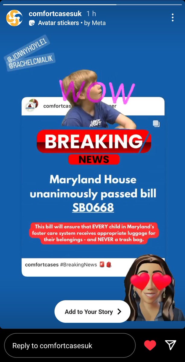 Wow, this is huge! Moving children in care with their belongings in bin bags is now illegal in Maryland (yes I realise how horrific it is in 2024 to have to say this) If you want free luggage in the UK get in touch with @CasesComfort #ThisIsNotASuitcase