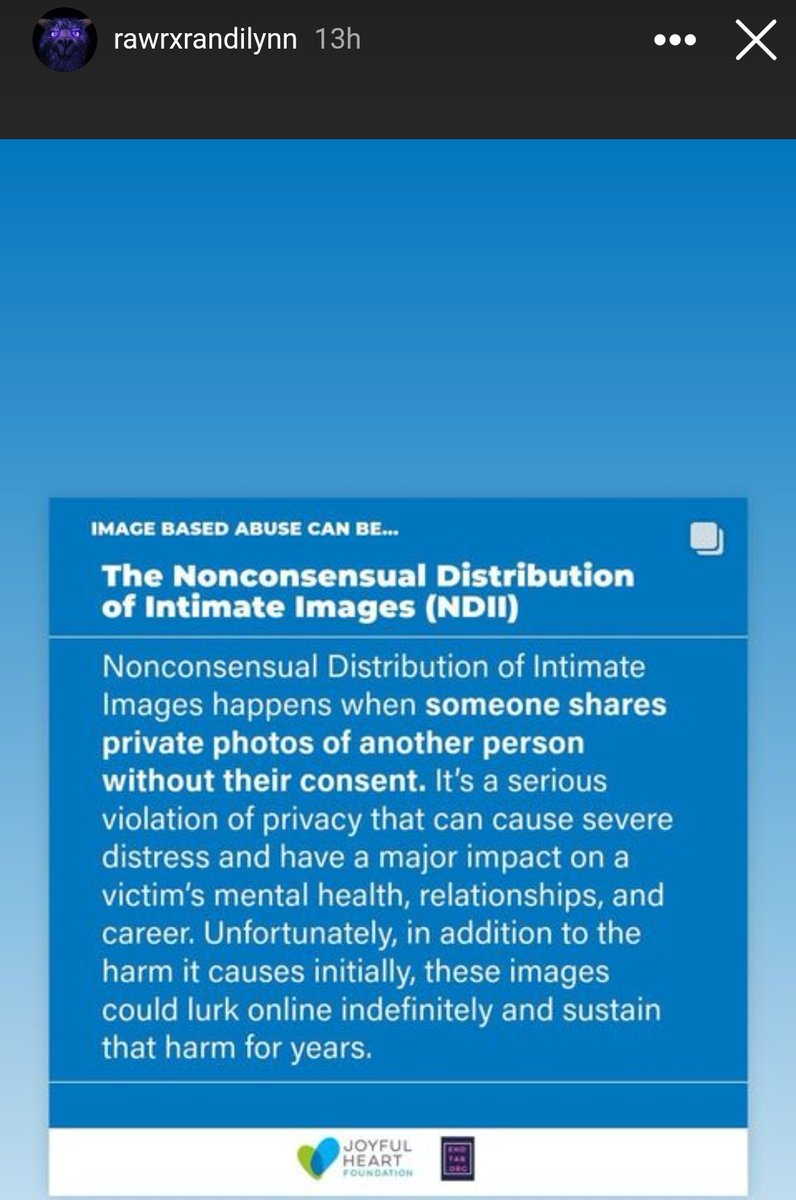 ChilliPopcorn's tweet image. Randi against nonconsensual distribution of images. Also randi...