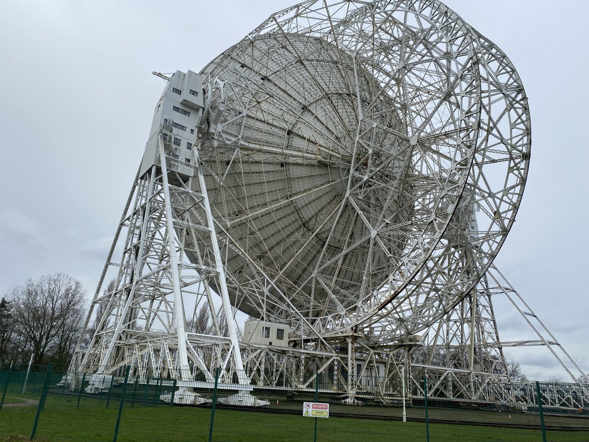 Good to see @jodrellbank up close for the first time. Impressive.